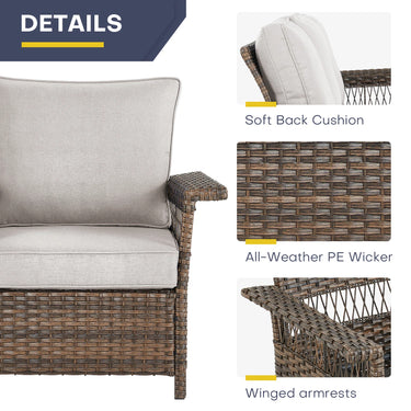 Outdoor 5" Wide Armrest Patio Chair, SS Series - Belord