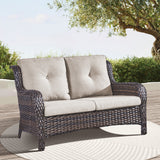 Outdoor PE Rattan Loveseat, NTC Series - Belord