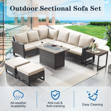 Save 40% - 6-Piece Large Sectional, GRS Series - Belord