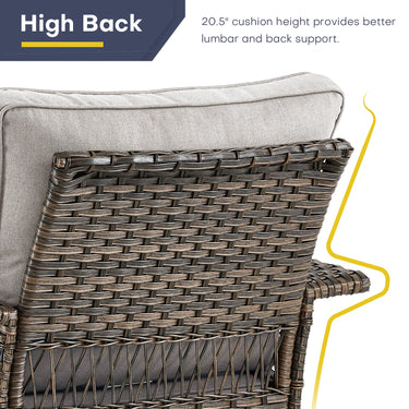 Outdoor 5" Wide Armrest Patio Chair, SS Series - Belord