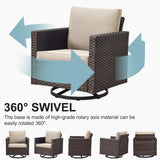 Outdoor Swivel Glider Chairs, GRS Series - Belord