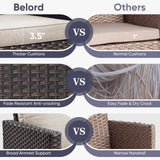 Outdoor Wicker Sofa, GRS Series - Belord