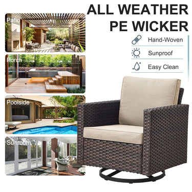 Outdoor Swivel Glider Chairs, GRS Series - Belord