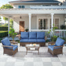 Sofa Set with Patio Chairs and Coffee Table, SS Series - Belord