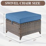 Outdoor Ottoman, DAR Series - Belord