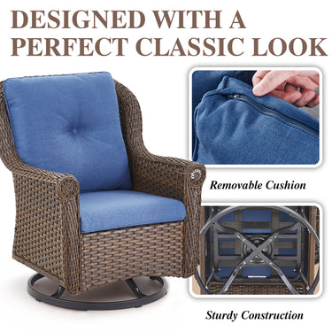 Outdoor Swivel Glider Chairs, FL Series - Belord