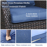 Save 60% - Swivel Glider Chairs Set with Side Table, NTC Series - Belord