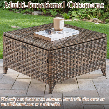 Outdoor Ottoman, DAR Series - Belord