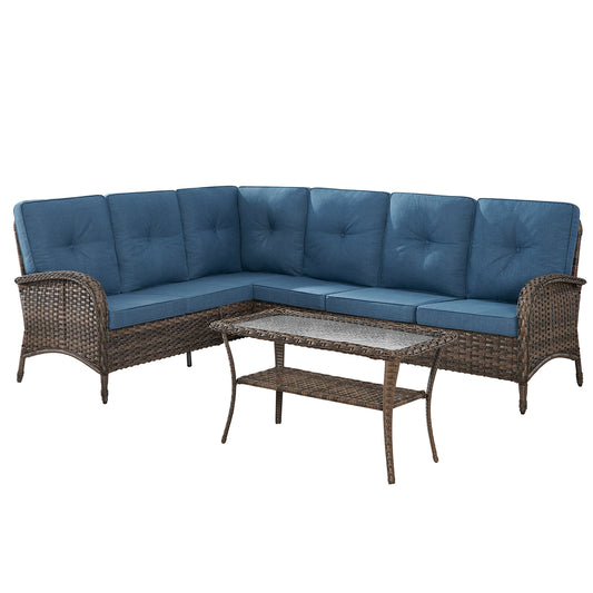 7-Piece Large Sectional Set with Coffee Table, NDS Series