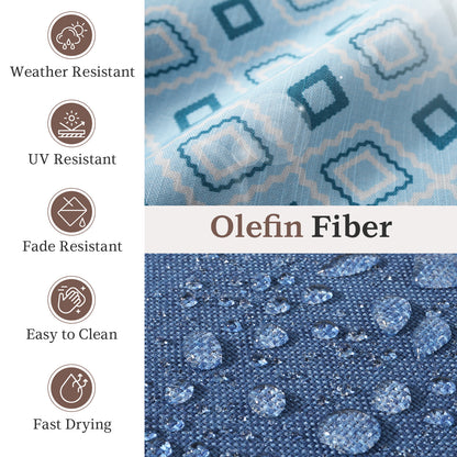 Solo Relaxation Set: 1 Adjustable 76.8" Chaise Lounge with 5-Inch Cushions & Side Table, NTC Series