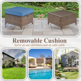 Outdoor Ottoman, DAR Series - Belord