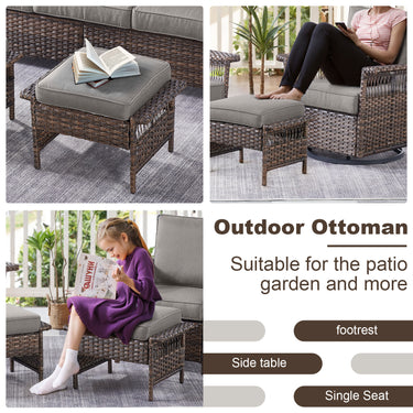 Save 50% - Outdoor Ottoman, SS Series - Belord