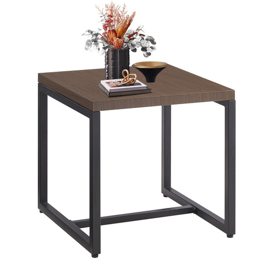 Save 40% - 50 Lbs Rust-Resistant Metal Patio Side Table - Modern Square Design, GRS Series