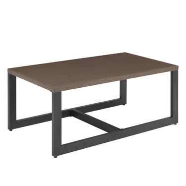 48" Outdoor Metal Coffee Table – Heat-Resistant, Rust-Proof & Hidden Storage, GRS Series - Belord