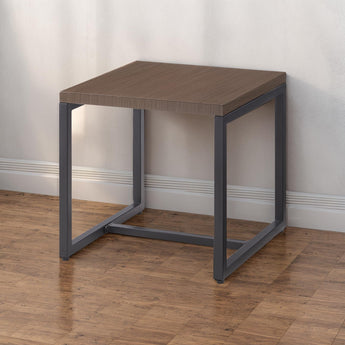 Save 40% - 50 Lbs Rust-Resistant Metal Patio Side Table - Modern Square Design, GRS Series - Belord
