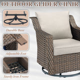 Outdoor Swivel Glider Chairs, DAR Series - Belord