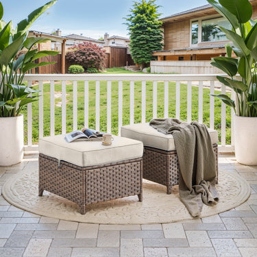 Outdoor Ottoman, DAR Series - Belord