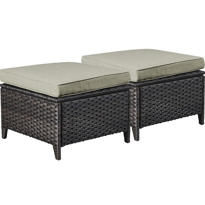 Outdoor PE Rattan Ottoman, NTC Series