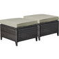 Outdoor PE Rattan Ottoman, NTC Series