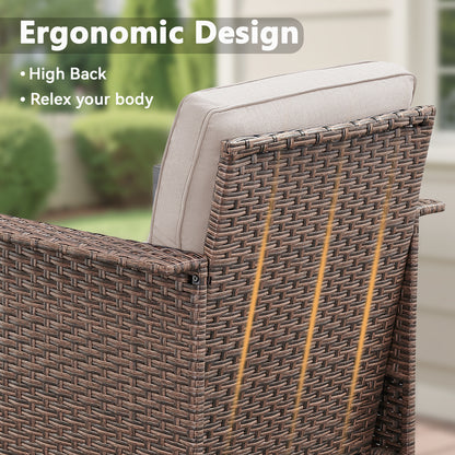 Patio Wicker Patio Chairs Set Of 2, WNG Series