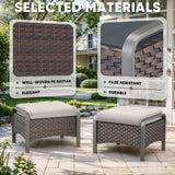 Save 50% - Outdoor Ottoman, HW Series - Belord