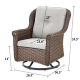 Outdoor Swivel Glider Chairs, FL Series - Belord
