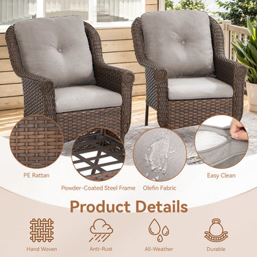 Outdoor Patio Chairs, FL Series - Belord