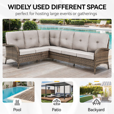 6-Piece Large Sectional, NDS Series - Belord