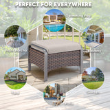 Save 50% - Outdoor Ottoman, HW Series - Belord