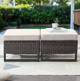 Save 50% - Outdoor 2-PC Ottoman, GRS Series - Belord