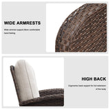 Outdoor Wicker Sofa, NDS Series - Belord