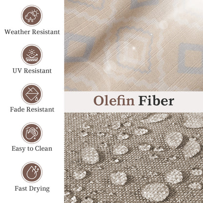 3-Piece Ultimate Comfort Lounge Set – 2 Adjustable 76.8" Chaise Lounges with 5-Inch Cushions + Side Table, NTC Series