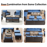 Save 50% - Outdoor 2-PC Ottoman, GRS Series - Belord