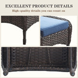 Outdoor Wicker Ottoman, NDS Series - Belord