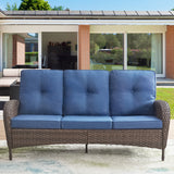 Outdoor Wicker Sofa, NDS Series - Belord