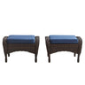 Outdoor Wicker Ottoman, NDS Series - Belord