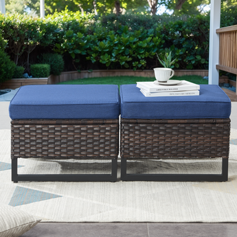 Save 50% - Outdoor 2-PC Ottoman, GRS Series - Belord