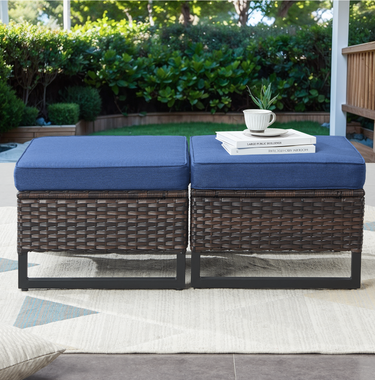 Save 50% - Outdoor 2-PC Ottoman, GRS Series - Belord