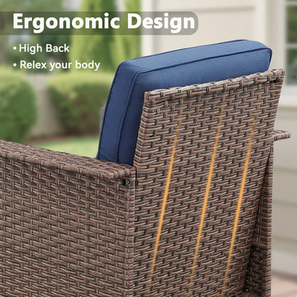 Patio Wicker Patio Chairs Set Of 2, WNG Series
