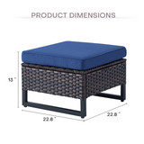 Save 50% - Outdoor 2-PC Ottoman, GRS Series - Belord