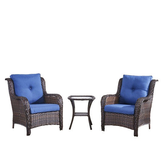 Patio Chairs Set with Side Table, NTC Series