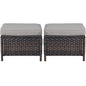 Outdoor PE Rattan Ottoman, NTC Series