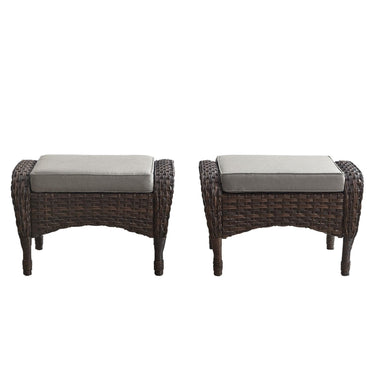 Outdoor Wicker Ottoman, NDS Series - Belord