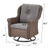 Outdoor Swivel Glider Chairs, FL Series - Belord