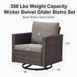 Outdoor Swivel Glider Chairs, GRS Series - Belord