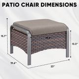 Save 50% - Outdoor Ottoman, HW Series - Belord