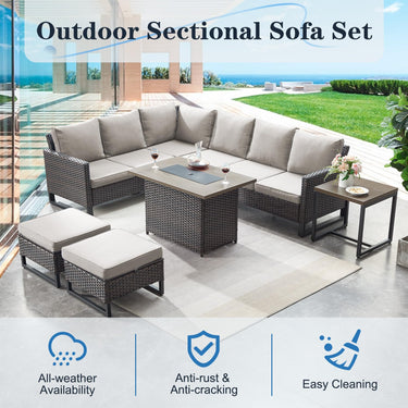 Save 40% - 6-Piece Large Sectional, GRS Series - Belord