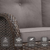 Outdoor Wicker Sofa, NDS Series - Belord