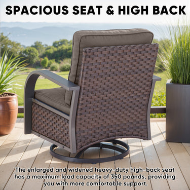 Outdoor Swivel Glider Chairs, HW Series - Belord