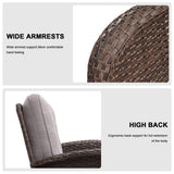 Outdoor Wicker Sofa, NDS Series - Belord